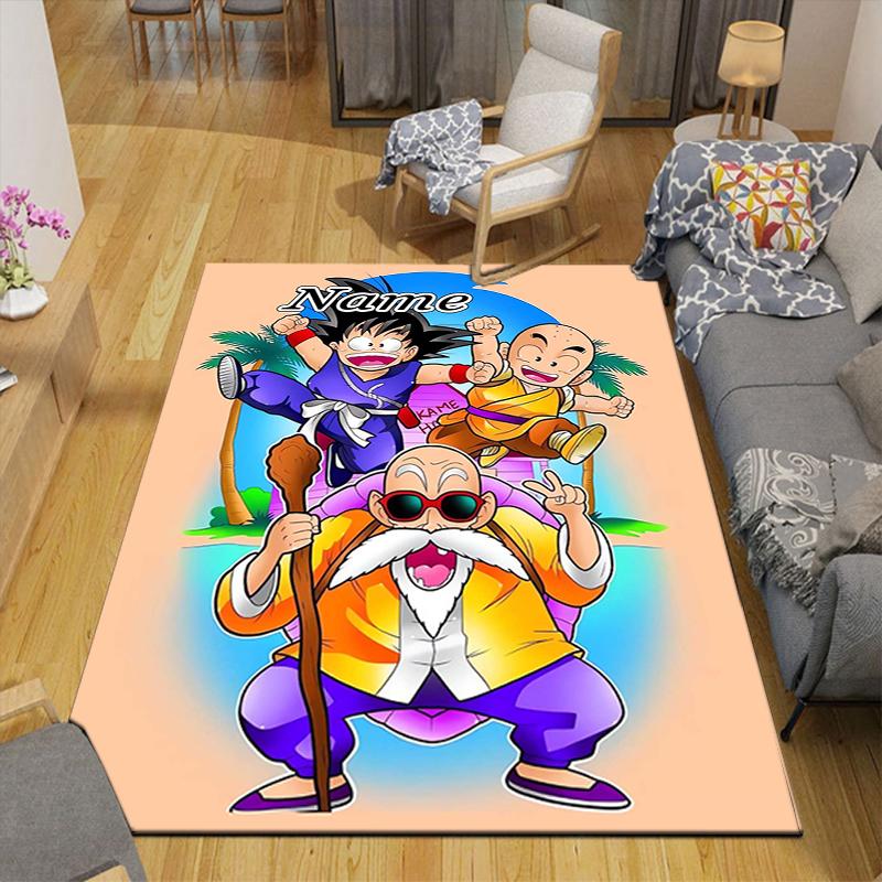 Custom 1Pc Dragon Ball Z Battle Rug Office Carpet Indoor Outdoor Entrance Doormat Nonslip Soft And Comfortable Living Room D291543