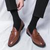 Fashion Spring New Trend Men's Formal Leather Loafers British Party Men Shoes Handmade Male Driving Shoes Comfy Moccasins Casual Flats