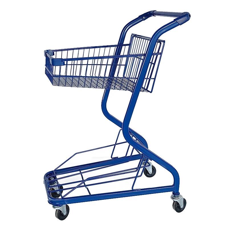 

Double-Layer Supermarket Shopping Cart