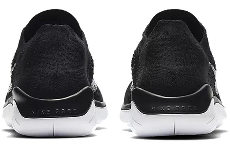 Nike Free Rn Flyknit 2018 Black White 942838-001