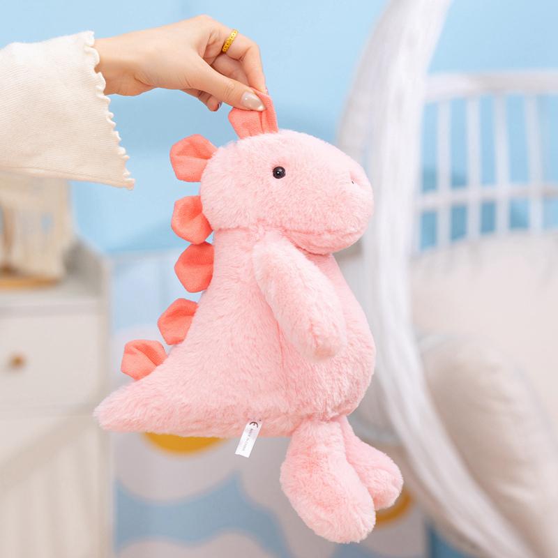 Dinosauro Rosa Giocattoli Morbidi di Peluche Carini Peluche Ripieni Animali Dino Cuscino da Abbraccio Compagno per Dormire Bambole Regali Per Principesse