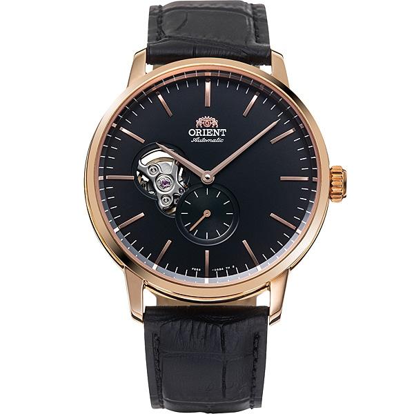 

Orient Мужской RN-AR0103B (Современный полускелет) Круглые часы, черные, с несколькими стрелками, аналоговые