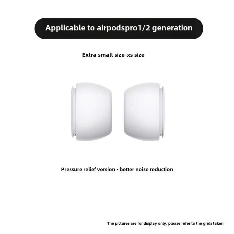 

Силиконовые амбушюры для AirPods Pro: Замена шумоподавляющего и предохранительного клапана Extra Small XS Size, single телесный