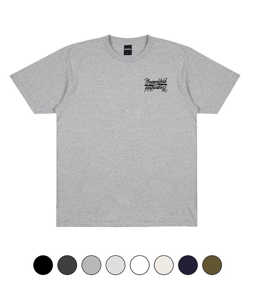 CREAM SODA LAB Crsdel Happy Language Short Sleeve T-Shirt (Type B)