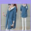 Womens Thick Fleece Hoodie With Zipper For Casual Winter Wear