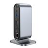 Premium 12-in-1 Usb C Hub Multifunction Type C Docking Station Vedio VGA RJ45(100Mbps) USB3.0*4 SD USB-C Hub Adapter Laptop