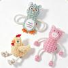 Dog Toys with Self Soothing Cotton Rope Teeth Grinding Bite Resistance and Sound Making Plush Pet Toys Suitable for All Dog Bree