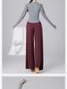 Women's Slim Fit Long Sleeve Stand Collar Dance Top - Versatile, Slimming, Classical Dance Practice Wear