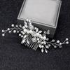 Pearls Rhinestone Leaves Wedding Hairstyles Jewelry Bridal Tiaras Hairbands  Girls