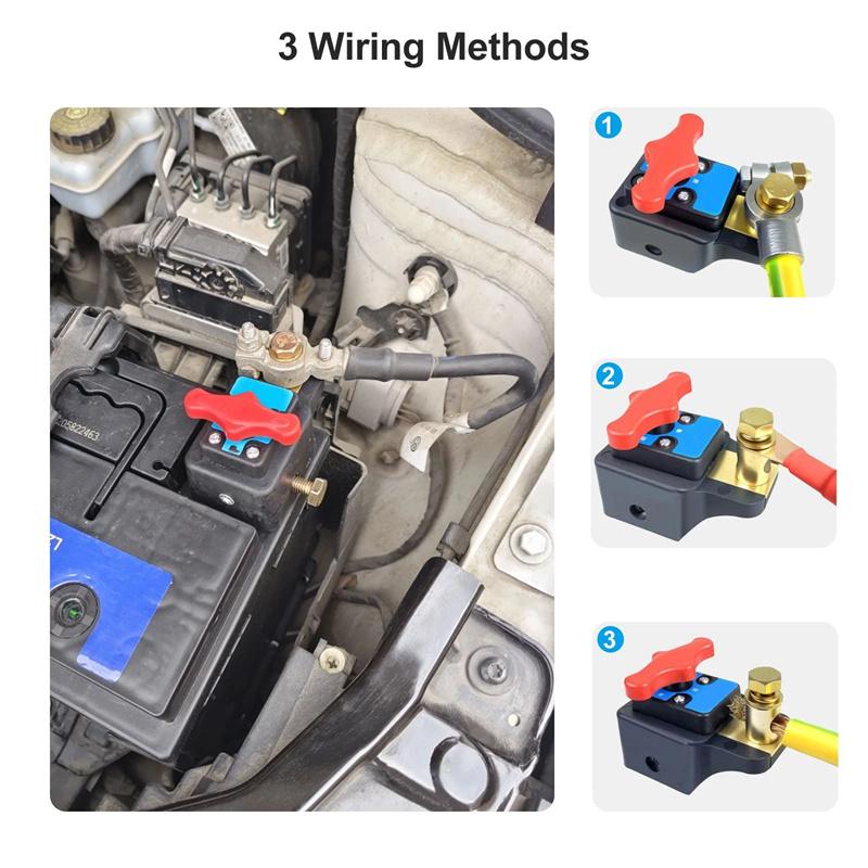 12-24V Car Disconnect Switch Agricultural Vehicle High Power Cut-Off Switch Quick Cut-Off Switch Protector Kill Switches