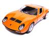1971 Lamborghini Miura P400 Diecast American Car Lamborghini Coupe Pullback Toy Car Vintage Car Sports Car Interior American Goods Car/Orange (1/34