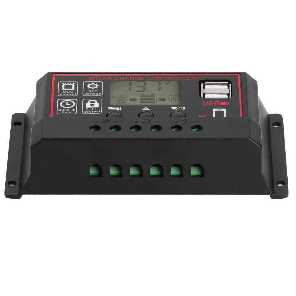 12V 24V Solar Photovoltaic Meter Intelligent Digital Display Controller USB 5V 60A