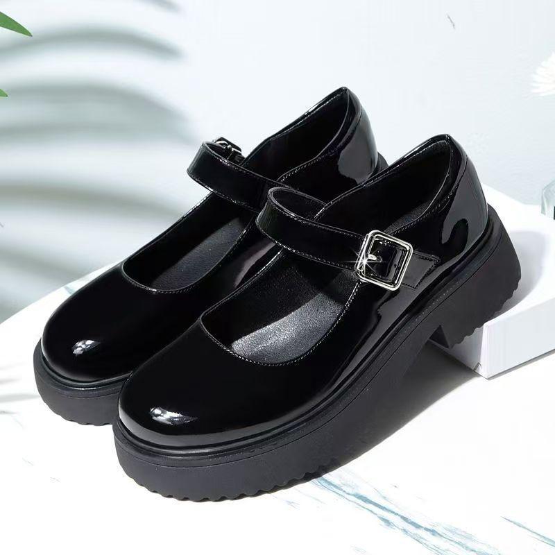 

Черные рабочие туфли женские весенне-осенние кожаные туфли не устают после долгого стояния женские туфли с мягкой подошвой и удобные 41