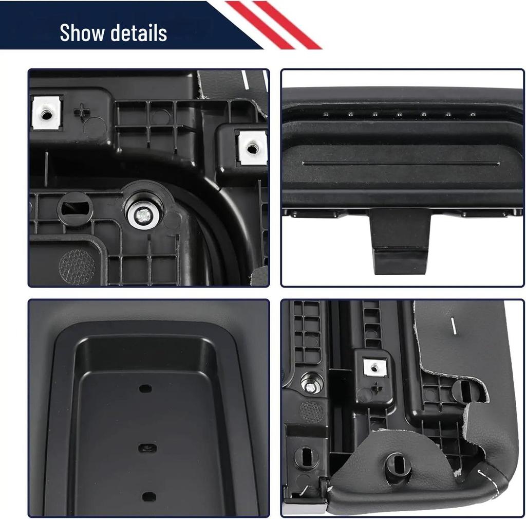 Compatible Center Console Armrest Box Cover for 2014-2020 Chevrolet/GMC models (Part #: 22881398)