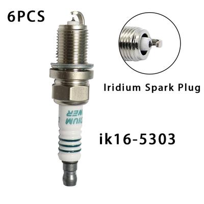 4 PCS IK16 5303 Car Candle IRIDIUM POWER Spark Plug Glow Plug for Toyota Nissan Honda Hyundai Kia Mercedes-Benz IK16-5303