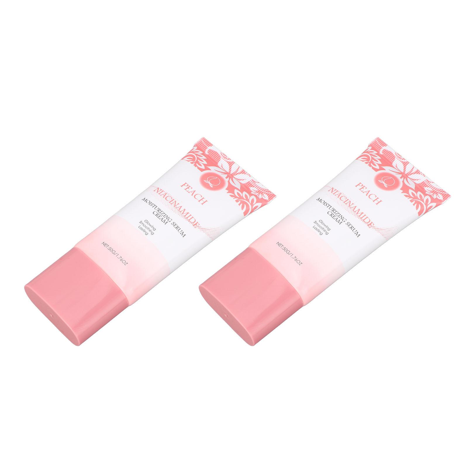 

2pcs 50g Peach Niacinamide Body Cream Body Care Brighten Skin Colour Ultraviolet Protection