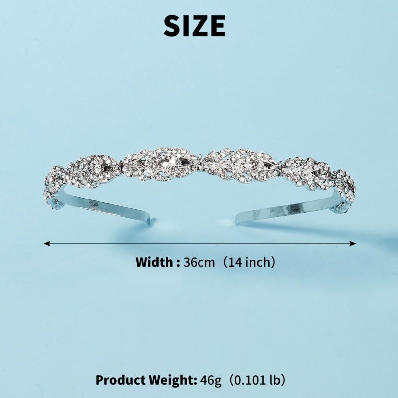 

Hair Accessories Korean Diamond-encrusted Fine Hairband Wedding Dress Grotto All-matching Daily Alloy Female