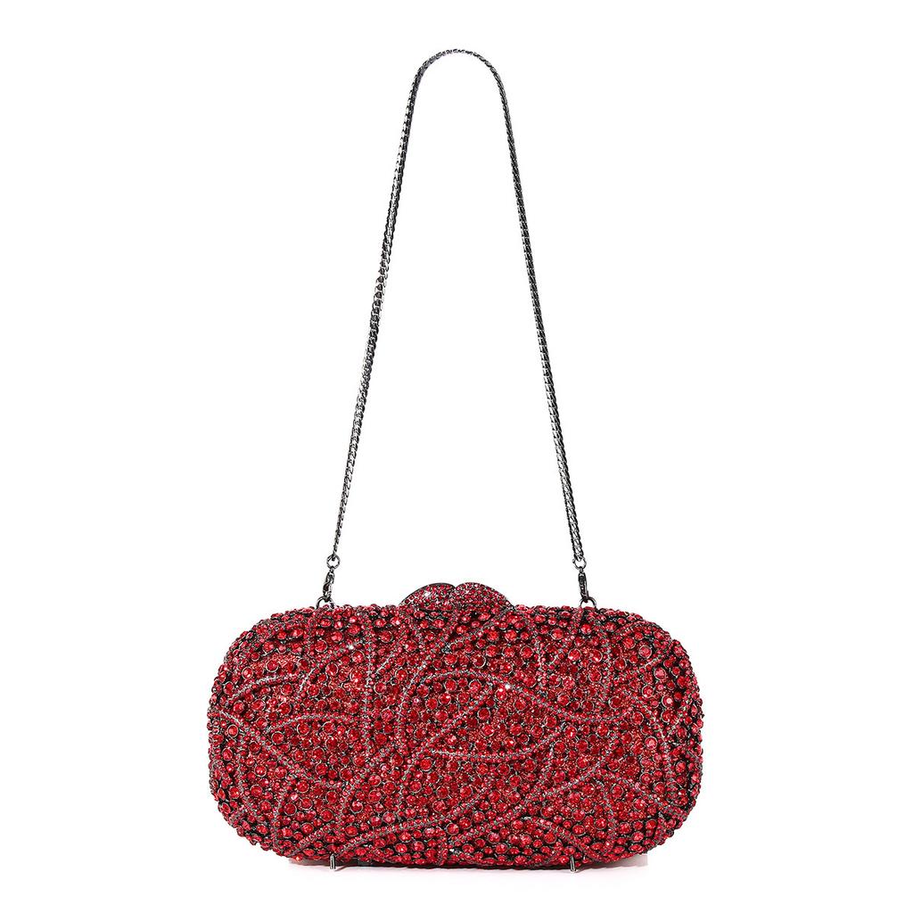 Ladies Crystal Rhinestone Wedding Clutch Bag Celebrity Banquet Stone Bag Full of Diamonds Dinner Bag Luxury