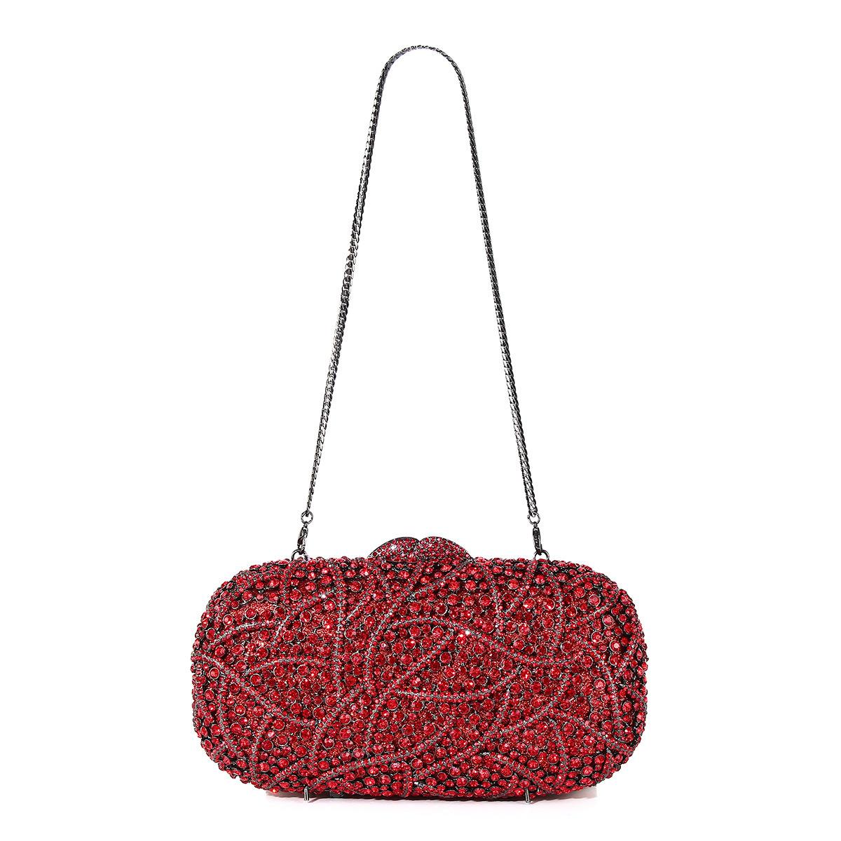 

Ladies Crystal Rhinestone Wedding Clutch Bag Celebrity Banquet Stone Bag Full of Diamonds Dinner Bag Luxury