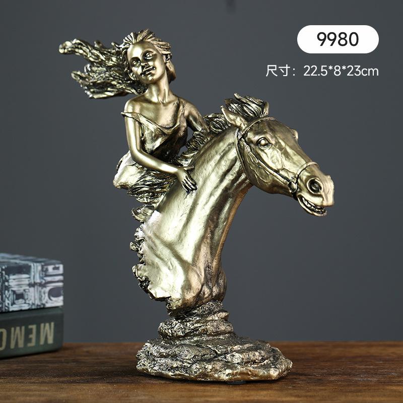 Европейская Ретро Статуэтка Фигурка Мифологическая Скульптура Древней Греции Фигурка Артемиды Домашний Декор Резиновые Поделки Настольное Украшение