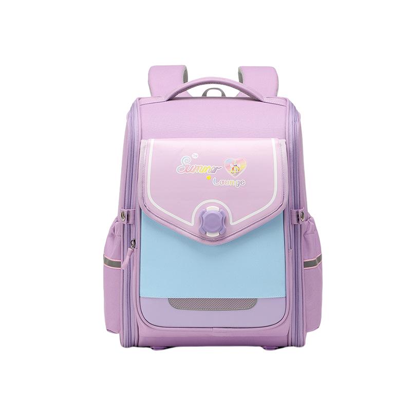 

Новий модний водонепроникний студентський рюкзак 2024 року для хлопчиків і дівчаток Шкільний рюкзак великої місткості для студентів, які збираються до школи Small фіолетовий