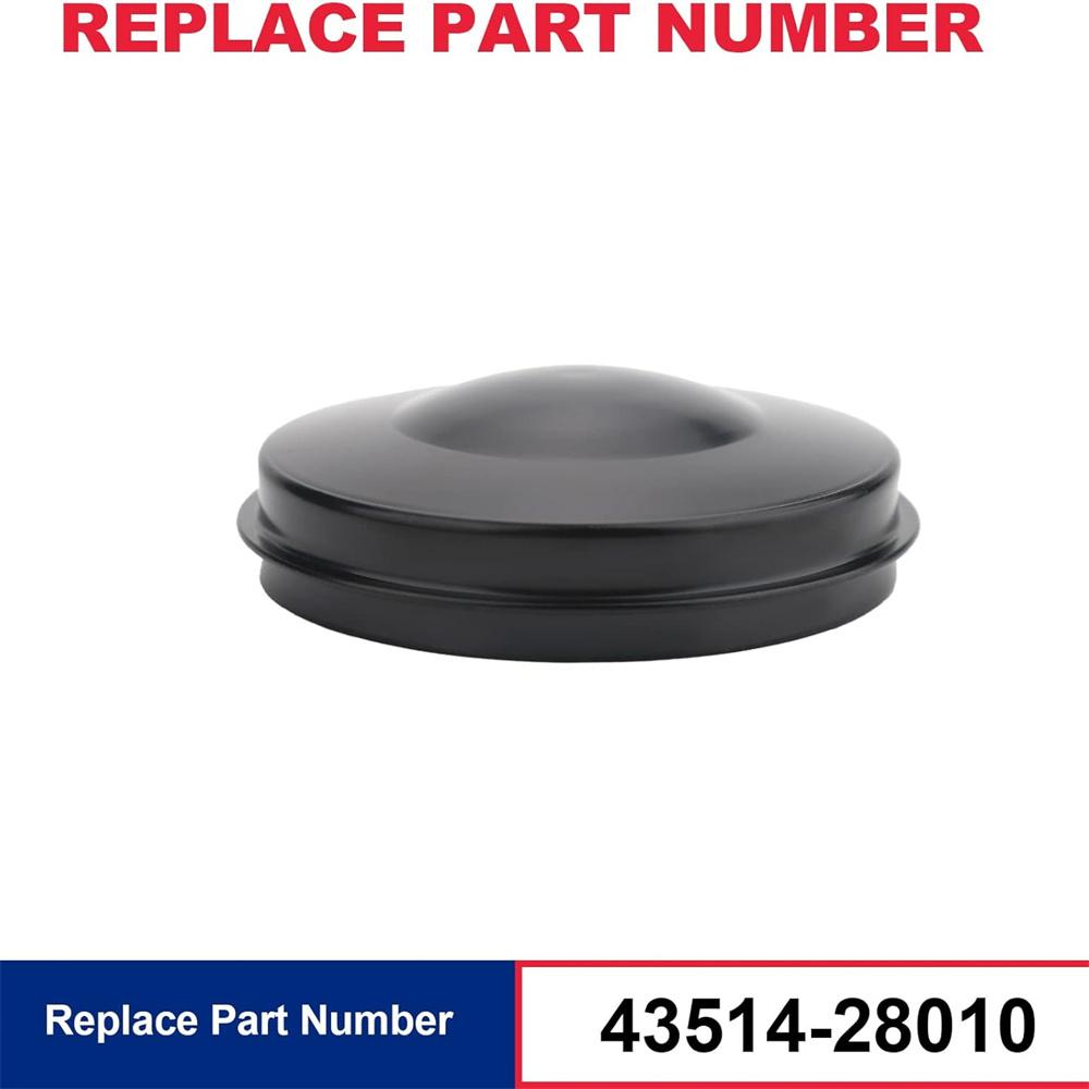 2x Front Hub Grease Cap 43514-28010 For LEXUS GX460 2010-2021 GX470 2003 - 2009