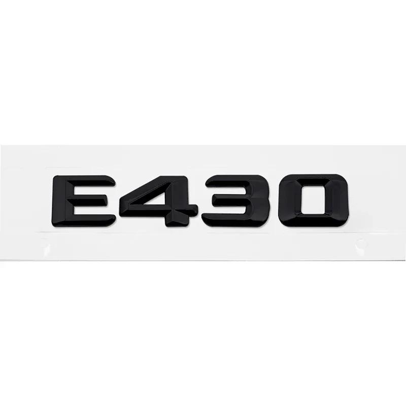 Car Rear Trunk Number Letter Sticker Tail Box Emblem Badge for Mercedes Benz E Class E300 E320 E350 E400 E420 E430 E500 E550