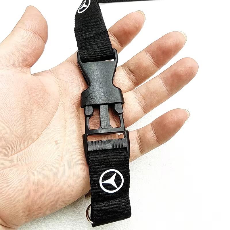 XKD1   Benz Lanyard Keychain For Mercedes AMG W203 W204 W205 W212 W246 A B C E CLA GLA GLC CLE GLS Class Interior Mouldings GBSJGS-BA