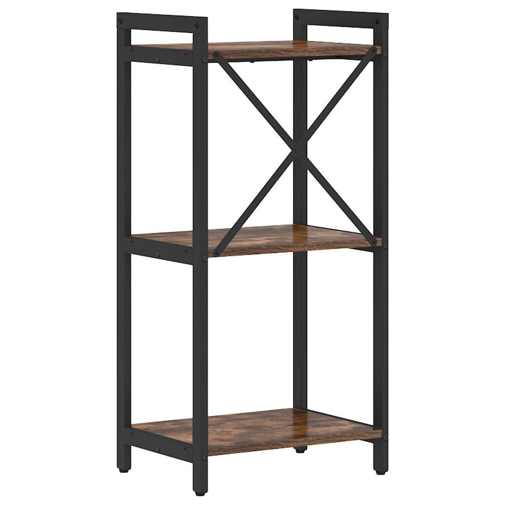 Bookshelf 40 x 30 x 85 cm Engineered Wood Smoked Oak