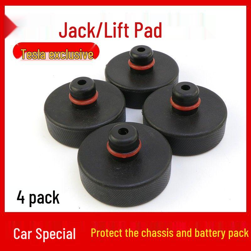 Shock Absorbing Rubber Pad for Tesla Model 3/Y: Jack and Car Bottom Heightening Accessory