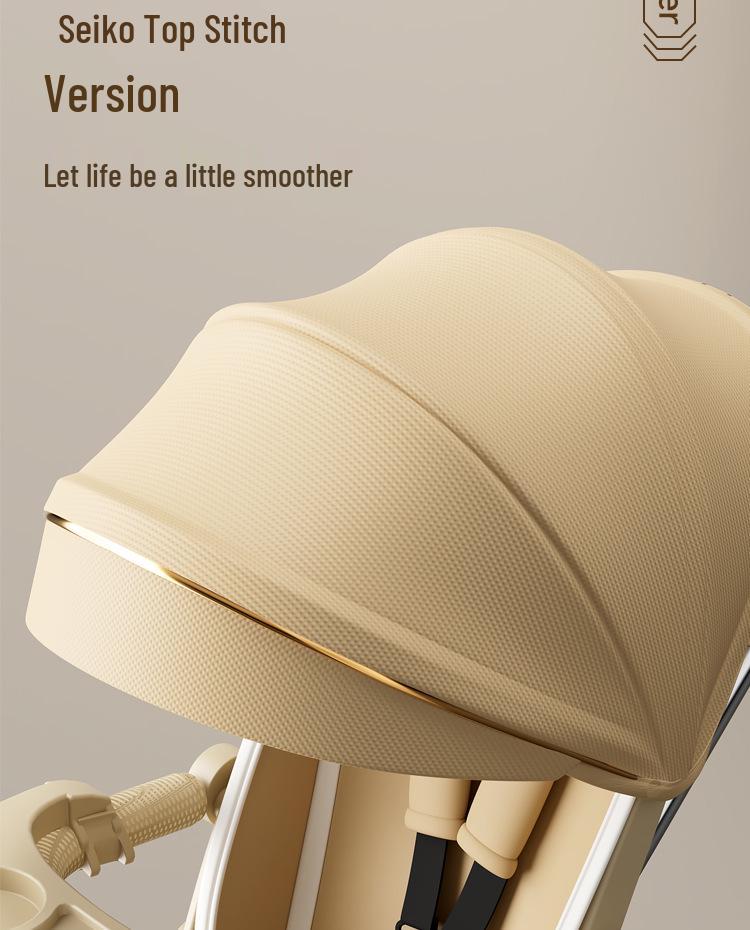 Baby Stroller: Lightweight, Reversible & Foldable Design