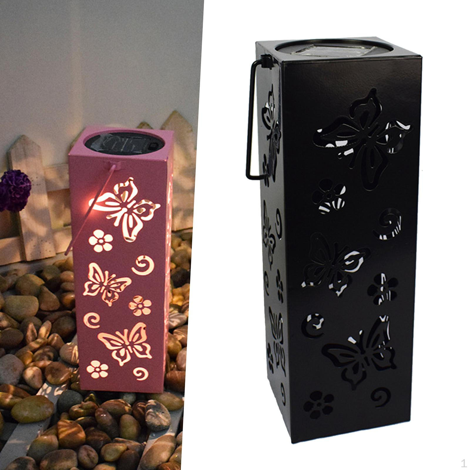 

Фонарь Подвесной светильник Бабочка Полый - Ночной светильник Ретро Стиль Входная дверь Крыльцо Украшение на елку чёрный