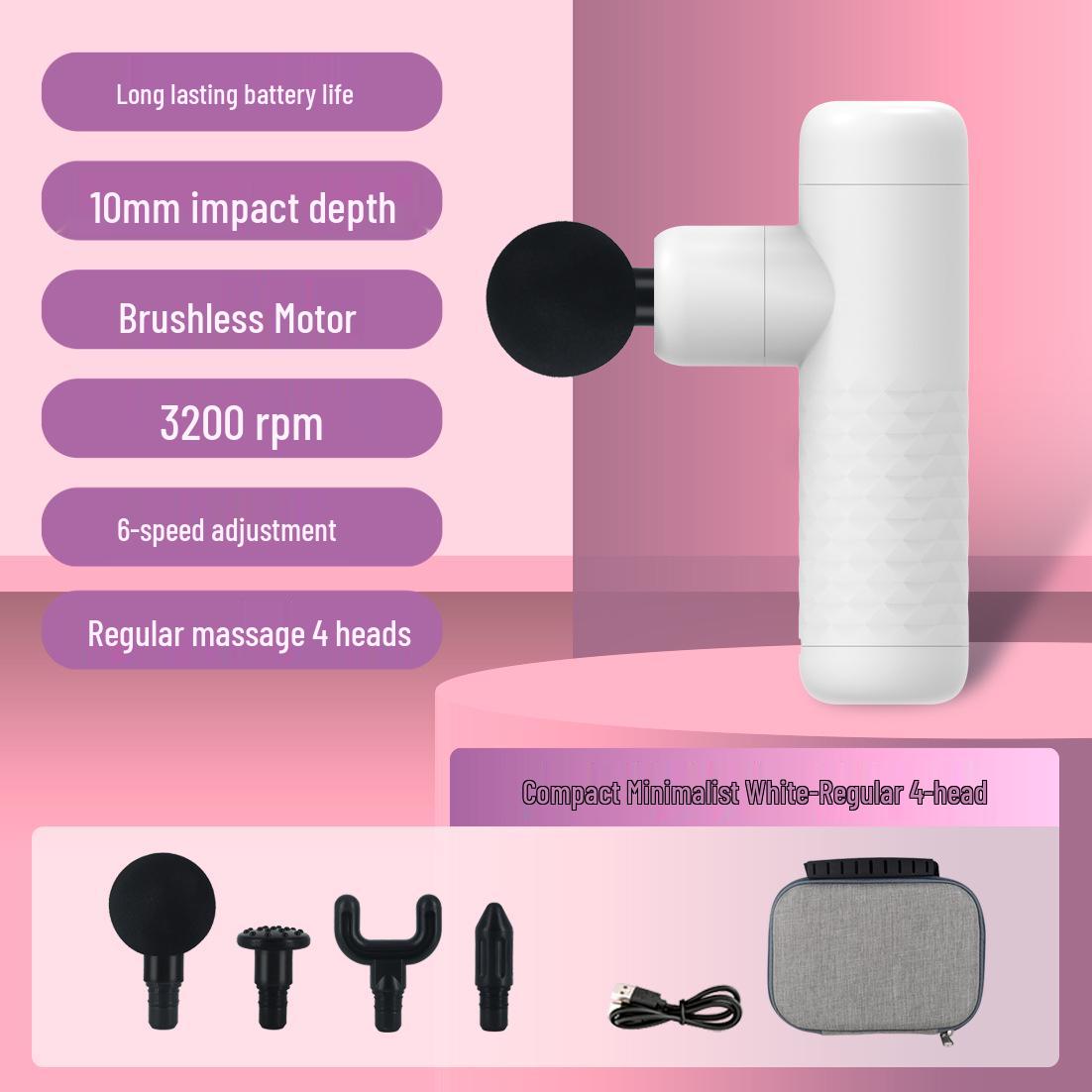 Portable Mini Electric Muscle Massager Gun for Fitness