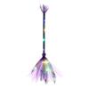 Halloween Lighted Witch Broom Costume Accessory 65cm Long Decorative Home Decor