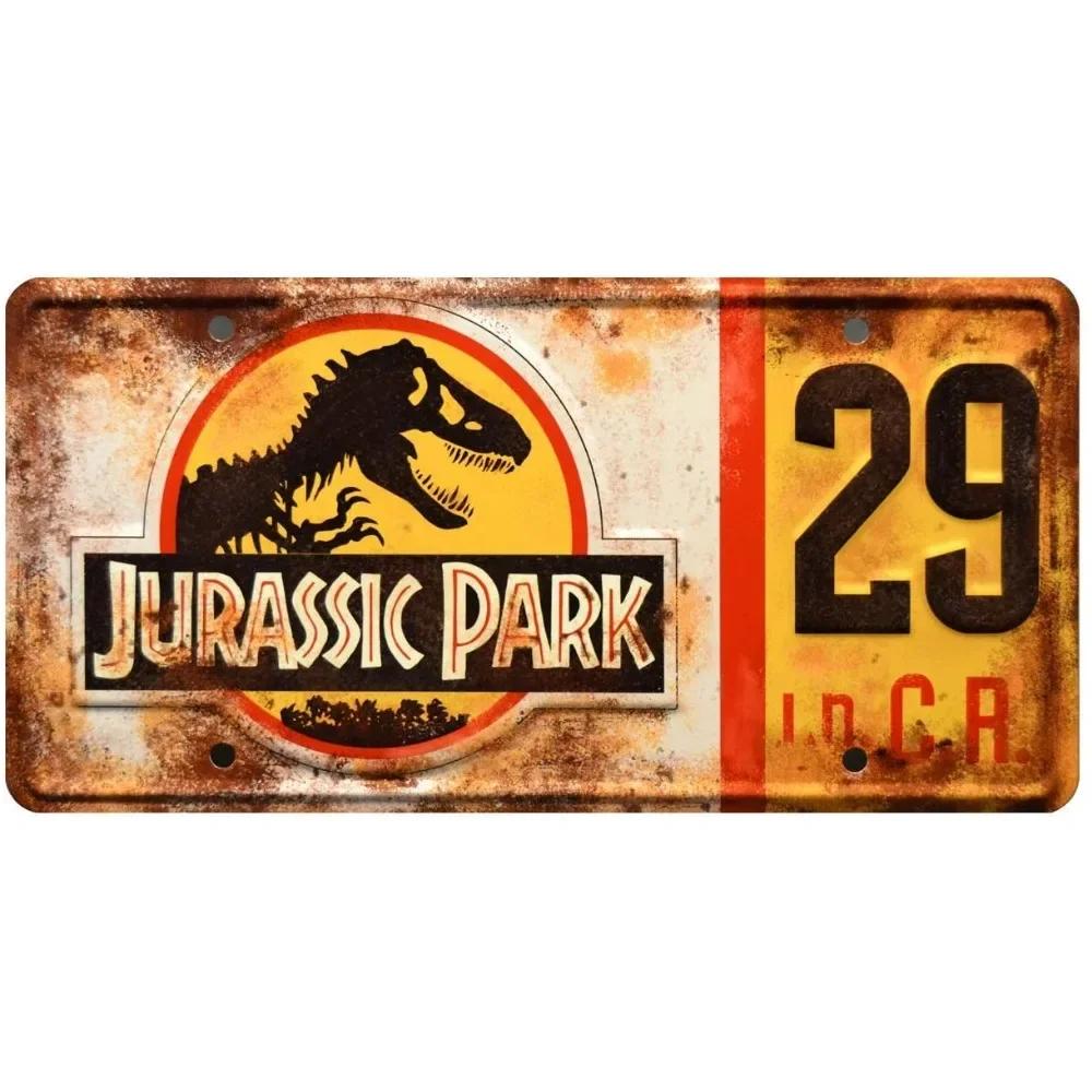 Pig Wall Signs Celebrity Machines Jurassic Park | Explorer # 04# 05# 29 # 10# 12# 18 | Metal Printing License Plate