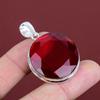 Faceted Mozambique Garnet Pendant Original Gemstone Pendant 925 Sterling Silver Pendant Latest Design Jewelry Handmade Pendant Gifts for Mom