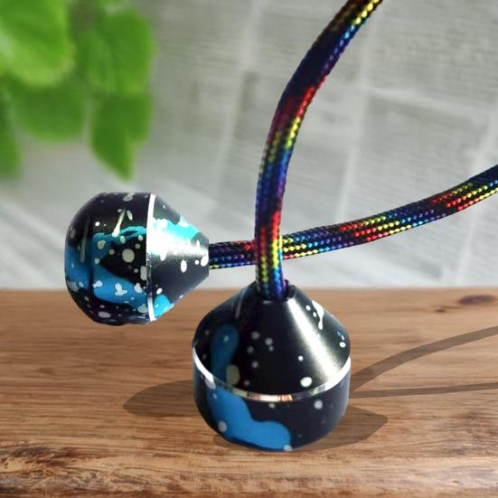 Giocattolo per Dita Allenatore di Destrezza delle Dita Coordinazione Occhio-Mano Compatto Portatile Lega di Alluminio Sollievo dallo Stress Giocattolo Fidget