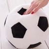 Realistic Soccer Plush Pillow Football Shape Stuffed Toy Cushion for Sports Enthusiasts, Soft Sofa Decoration