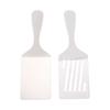 2 Pack Stainless Steel Spatulas Set Barbecue Slotted Turner Cooking Utensils for Kitchen Camping Grilling Frying