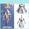 Costume da Cosplay Lumine di Genshin Impact per Donna Perfetto per Halloween e Feste di Carnevale