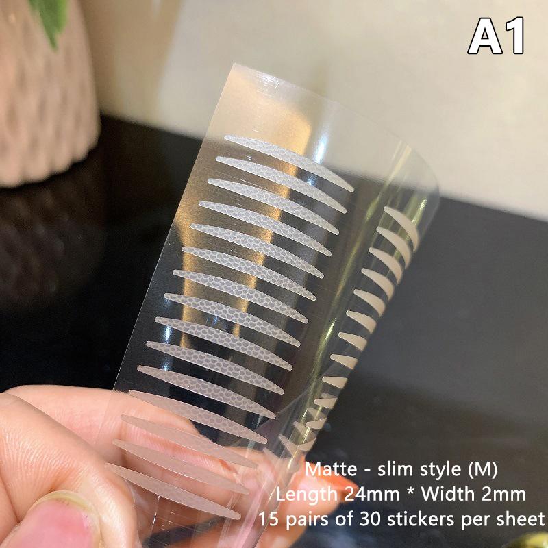 Invisible Double Eyelid Tape Self-Adhesive Transparent Eyelid Stickers Waterproof Fiber Stickers For Eyelid