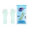 Miaojie Flexible Flocked Lining Waterproof Rubber Gloves, Small, 5 Pairs