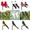 Neues Kreatives Zufälliges Künstliches Vogel-Fake-Schaumtier-Simulation Feder-Vogel-Modelle DIY Hochzeit Haus Garten Ornament Dekor 1 Stück
