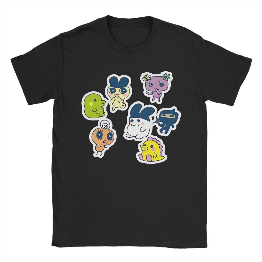 Kuchipatchi Multiple Tama Tamagotchi TShirt Beach Unisex Women Cotton ONeck Plus Size 3XL Clothes Short Sleeves Funny Tops