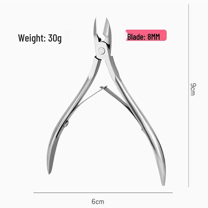 Eagle Beak Gray Cuticle Nipper: Precision Nail Clipper & Hangnail Remover