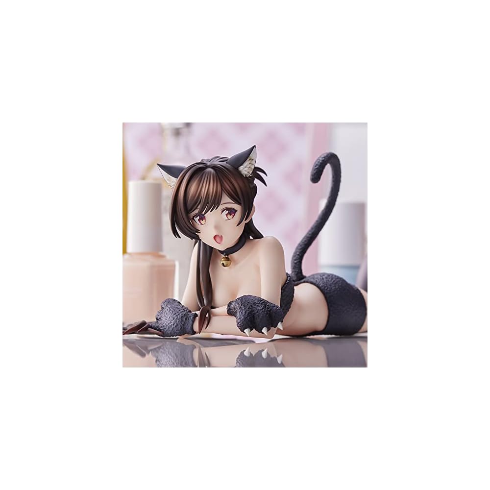 "Chizuru Mizuhara Cat Costume Figure Non-Scale Painted PVC ABS Collectible Toy"