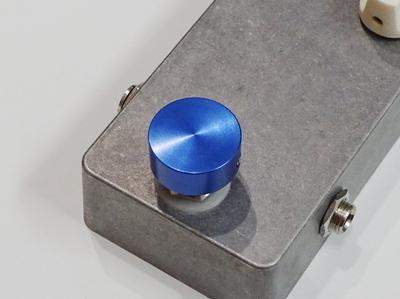 Effektgerät Fußschalter Hutschalter Kappe Fußabdeckung Aluminium [F.S.T.A.] (blau)