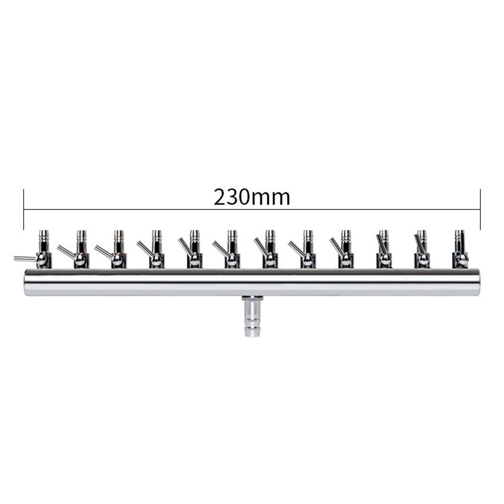 Control Lever Valve Air Valve Stainless Steel Fish Tank Air Flow Distributor Splitter Oxygen Pump Accessories