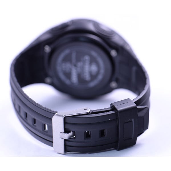 J-AXIS Men's WRC16-BK (Sun Flame) Round Watch Black Resin Digital