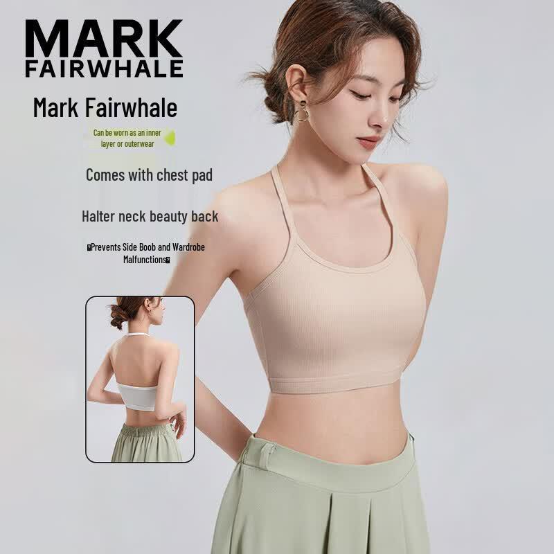 MARK FAIRWHALE Women s Halter Neck Padded Camisole L